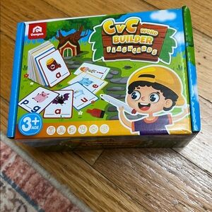 New Coogam CVC Word Builder Flashcards Fill in the Vowel Homeschool